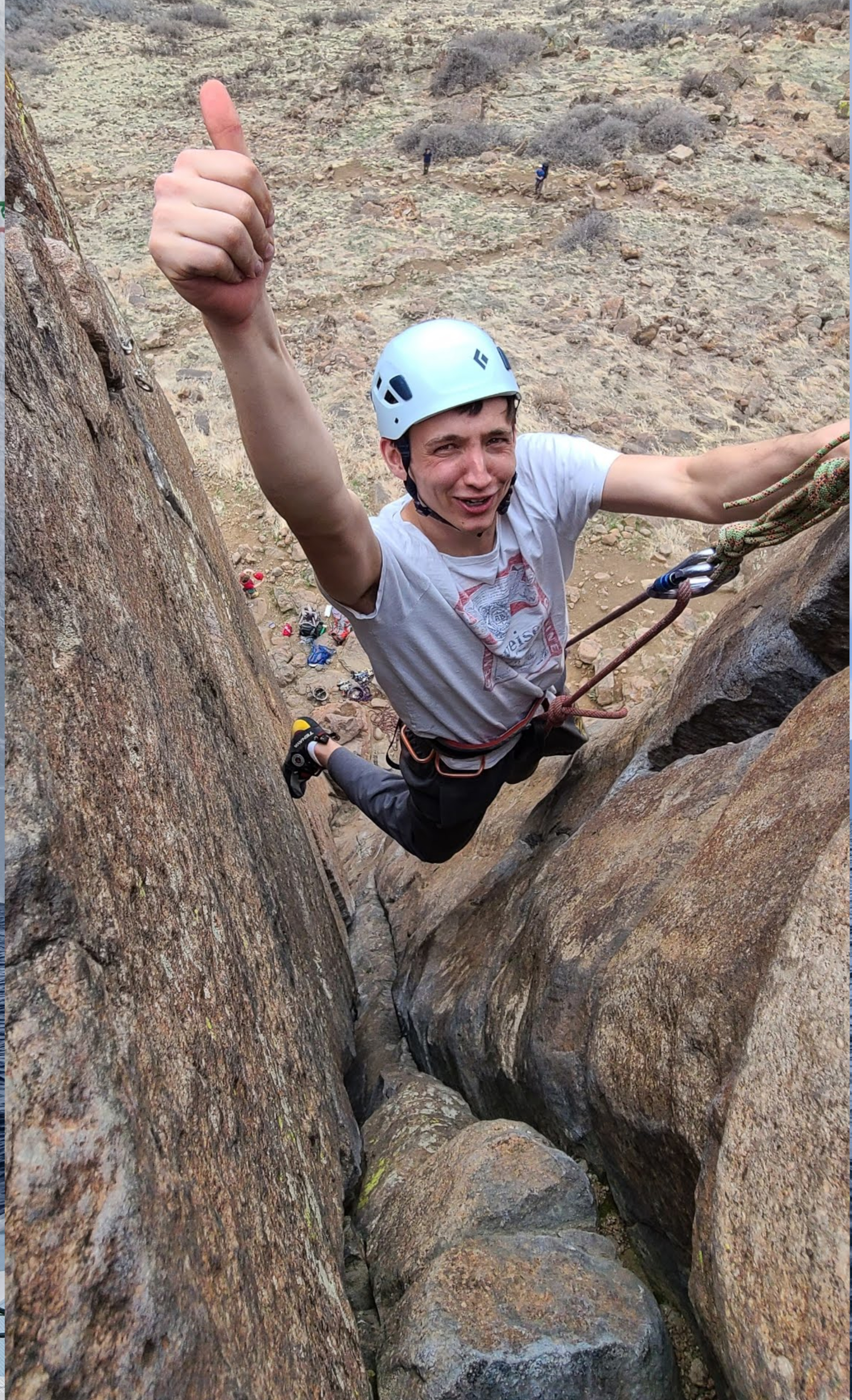 Sean Link Climbing